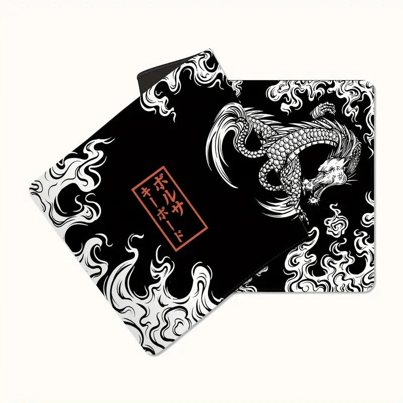 Black Dragon Large E-sport Mouse Pad