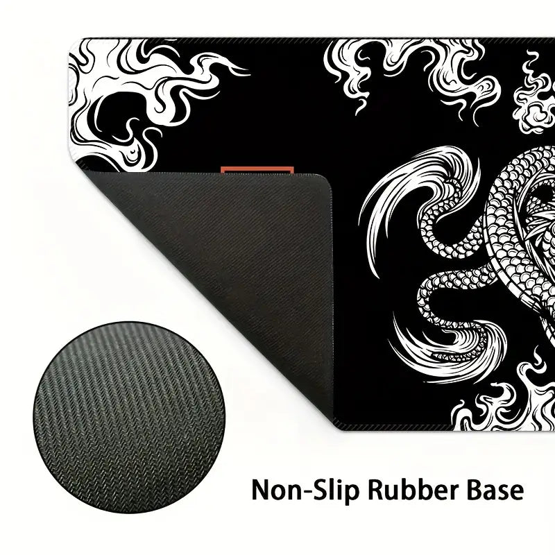 Black Dragon Large E-sport Mouse Pad