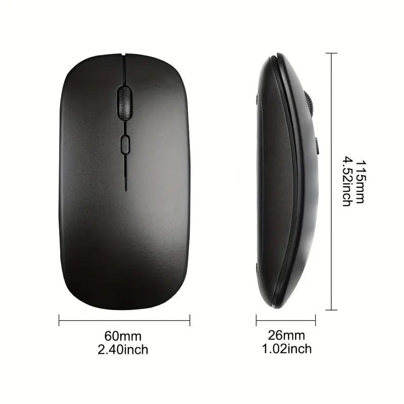 Wireless 2.4GHz Rechargeable Mouse with RGB Lighting