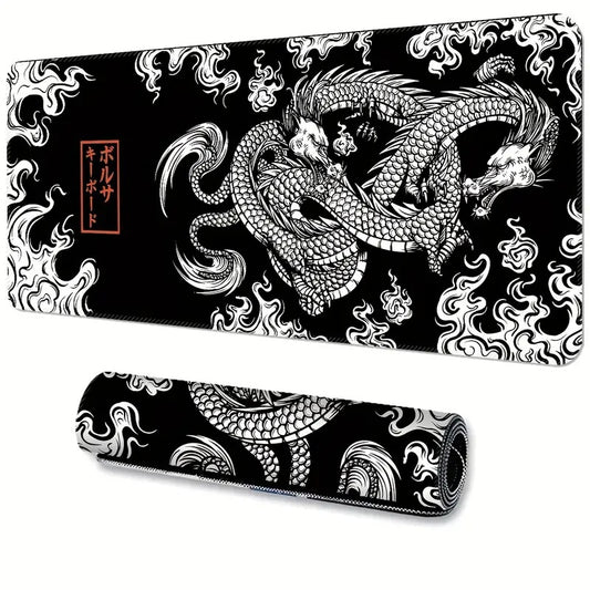 Black Dragon Large E-sport Mouse Pad